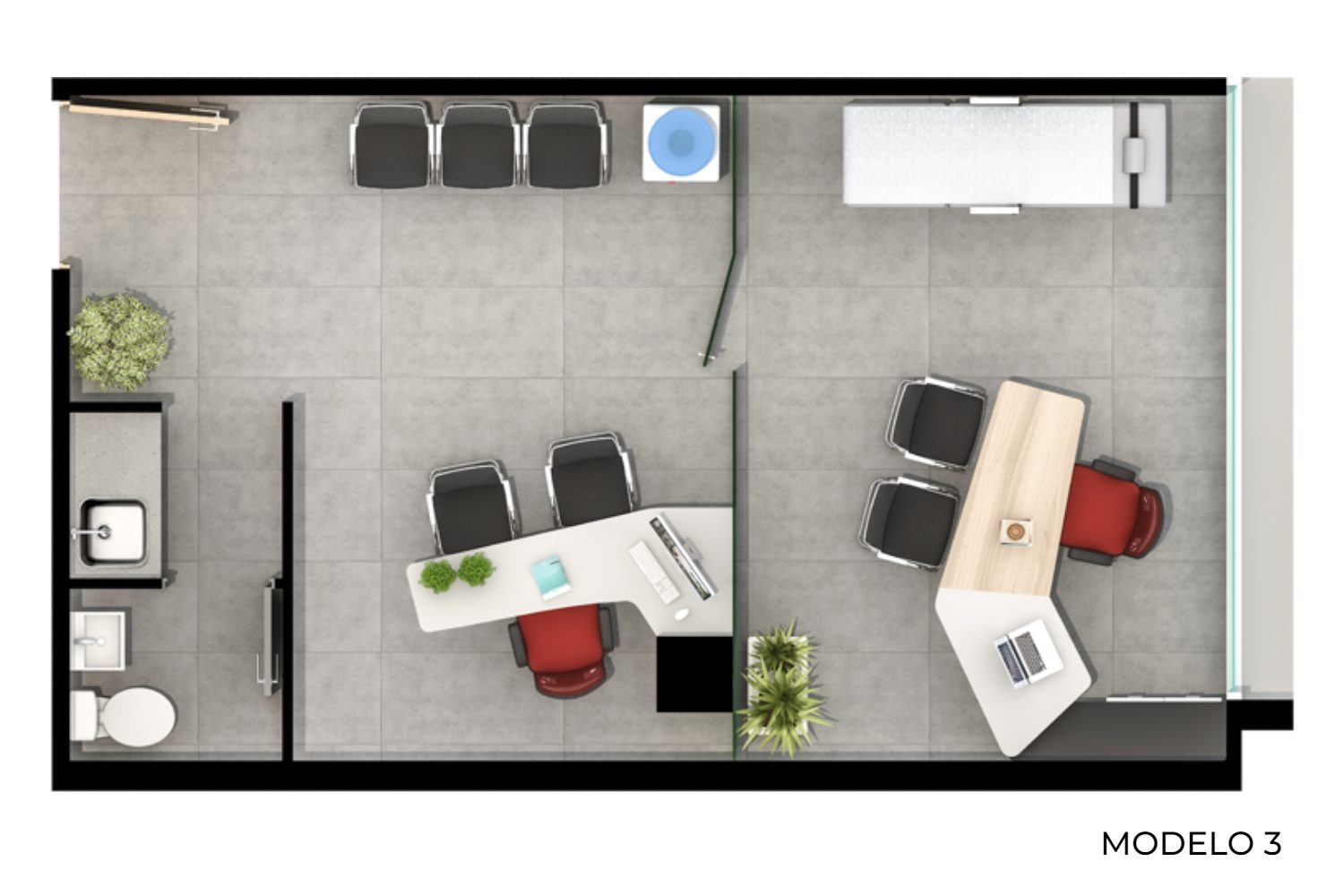 Plano general oficinas BCenter Consistorial